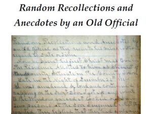 Issue 113 - Random Recollections and Anecdotes by an Old Official