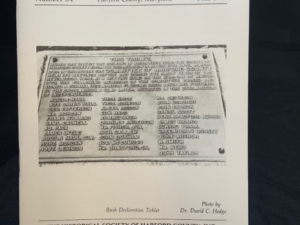 Issue #34 - Bush Declaration Tablet