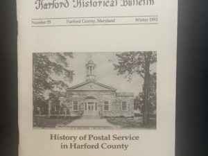 Issue #55 - History of Postal Service in Harford County