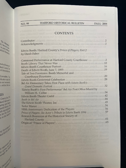 Issue #99 - Edwin Booth, Harford County’s Prince of Players: Part 2 - Image 2